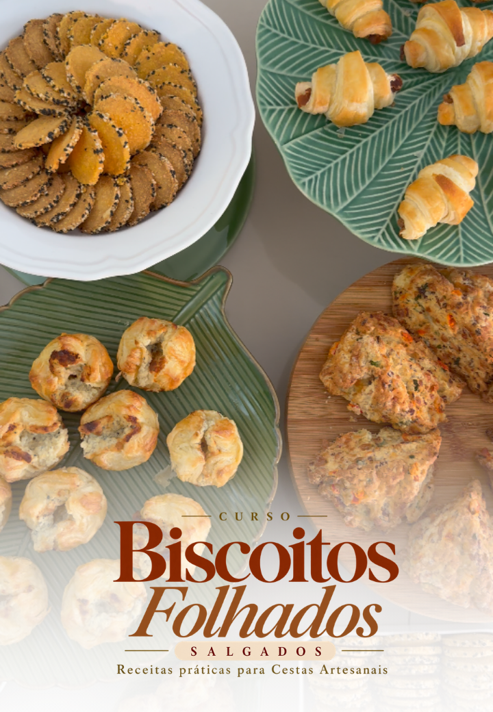 Biscoitos Folhados Salgados