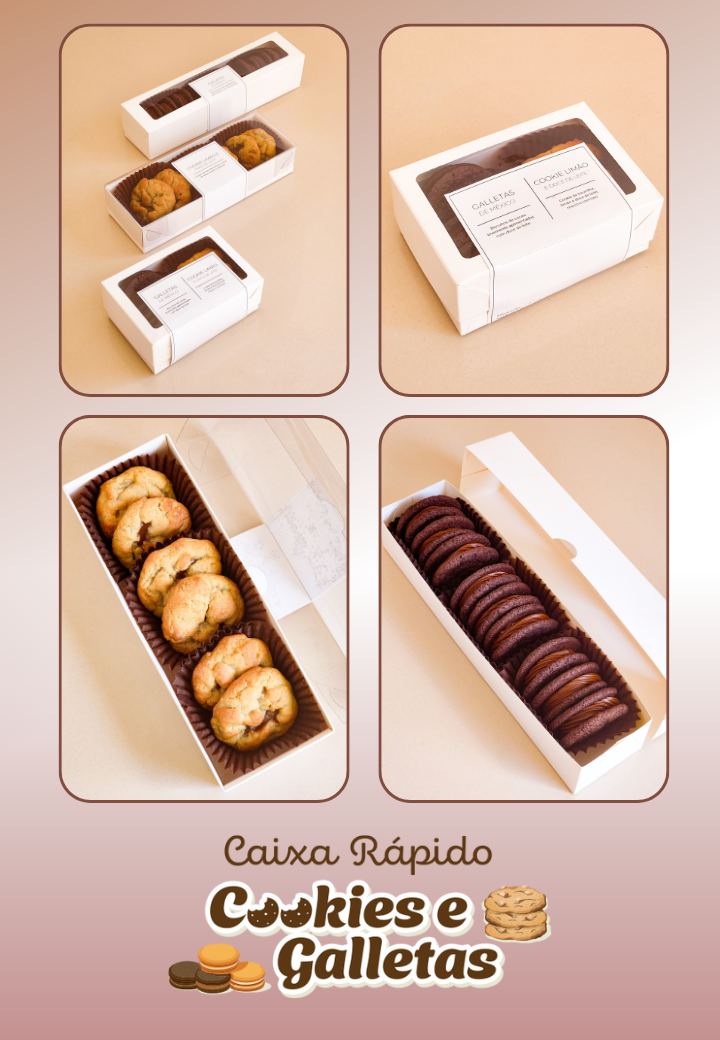 Caixa Rápido — Cookies e Galletas